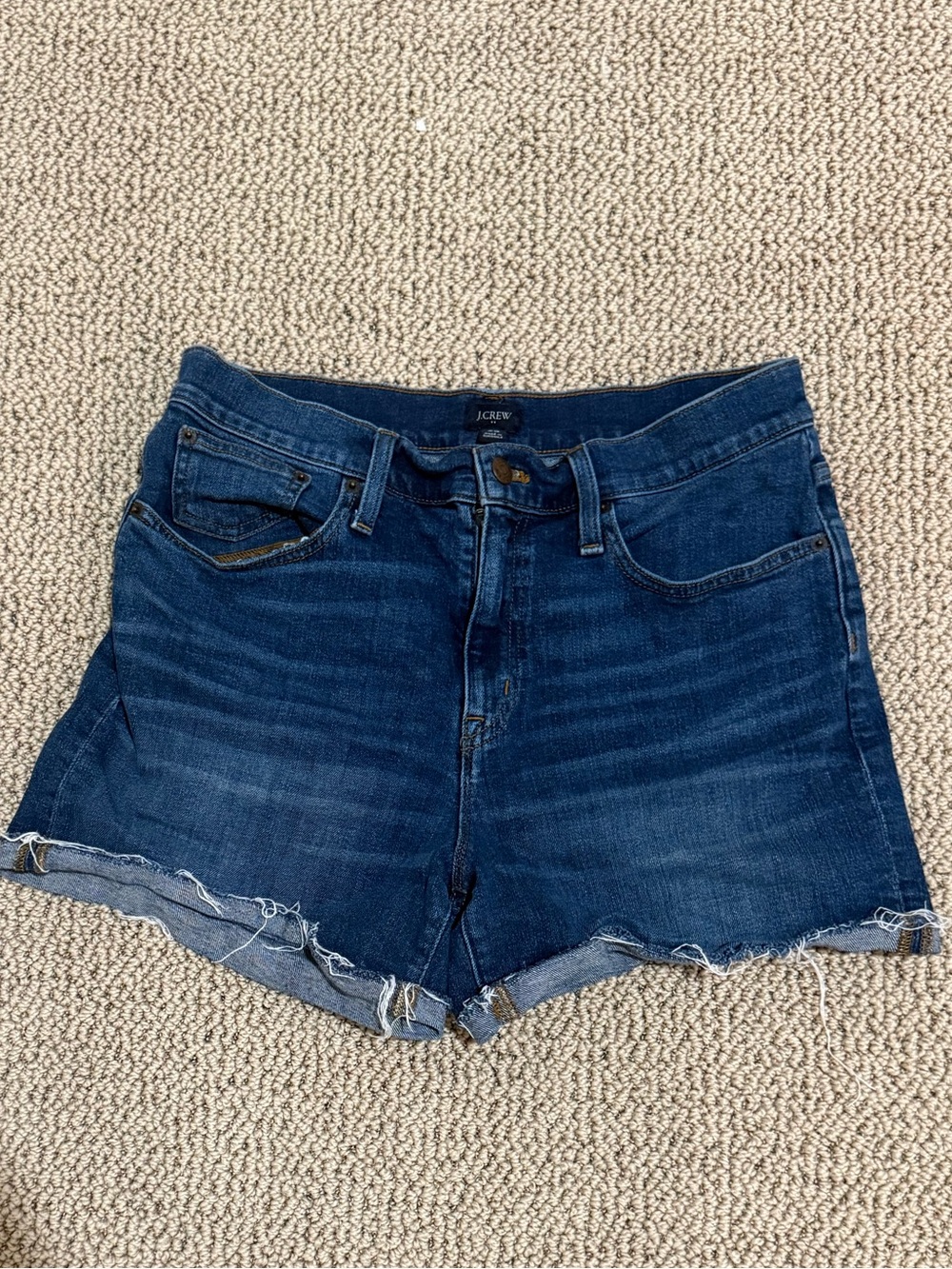 J. Crew Indigo Denim Cutoff Shorts